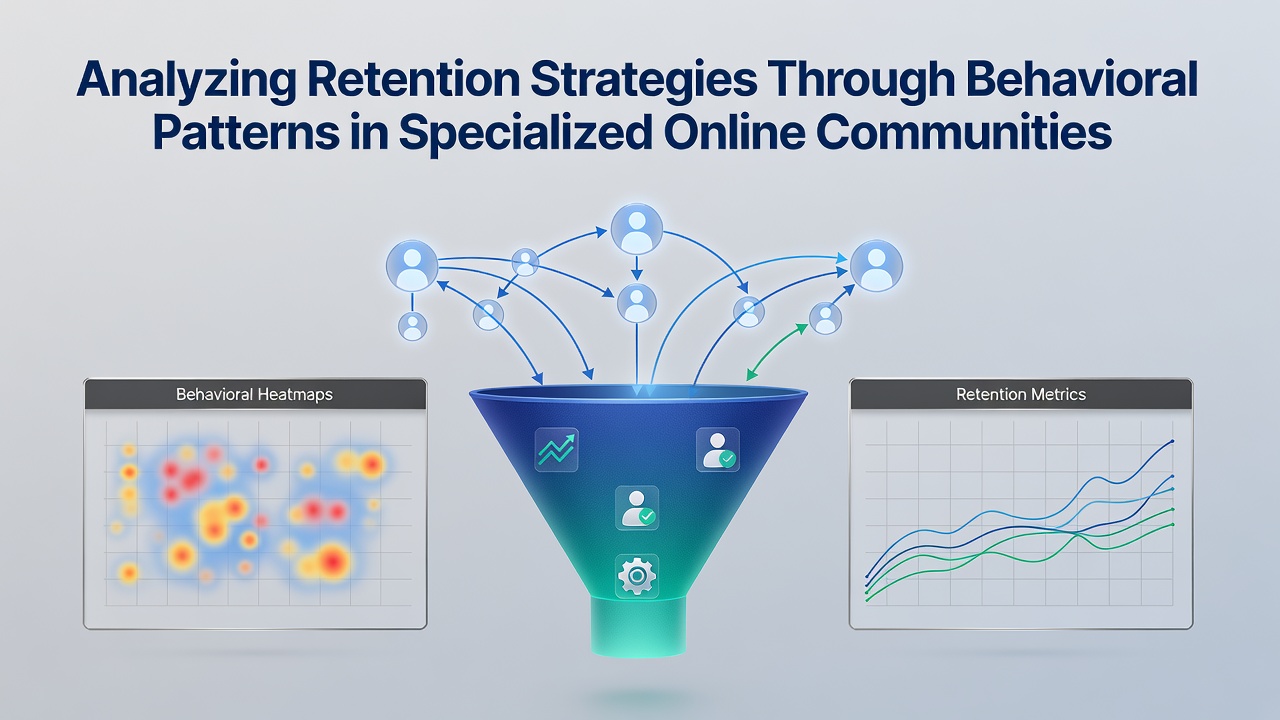 Analyzing Retention Strategies Through Behavioral Patterns in Specialized Online Communities